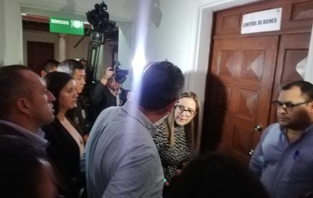 Este lunes, la fiscal Ruth Amoroso dirigió la incautación en la Presidencia de la República.