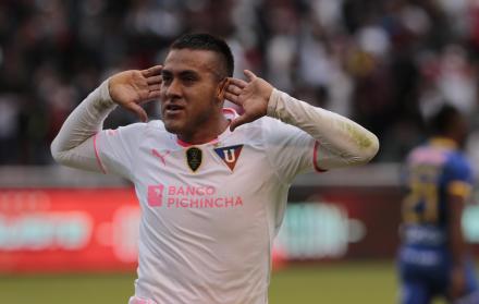 Chicaiza anotó en la final de ida y vuelta, ante su exequipo, Delfín.