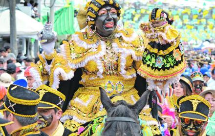 Tradición. La Mama Negra y Baltasara, personajes emblemáticos.