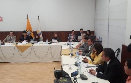 Sesión de la Comisión de Fiscallización.