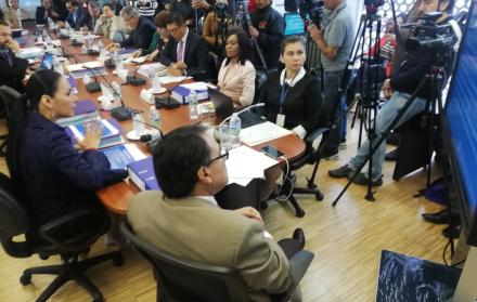 Diana Atamaint explicó que en primera instancia el CNE, acogiendo el informe de la Comisión Técnica, rechazó la candidatura de José Tuárez, actual titular del Consejo de Participación.