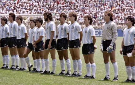 Plantilla de Argentina en la Copa del Mundo disputada en México-1986.