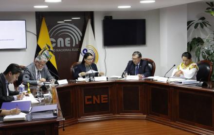Sesión 36 del Pleno del CNE para la proclamación y designación de Consejeras y Consejeros electos del CPCCS.