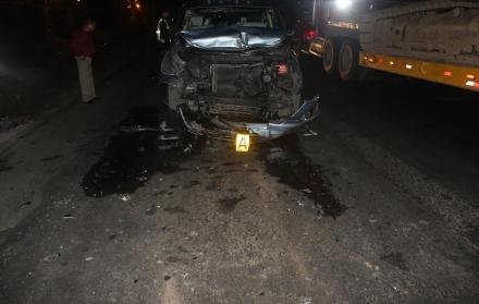 En una furgoneta viajaban los tres actores desde El Carmen (Manabí) hacia la ciudad de Guayaquil.