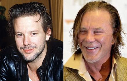 Mickey Rourke comenzó su transformación física en la década los noventa.