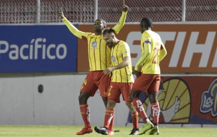 Edson Montaño marcó uno de los goles de la victoria.