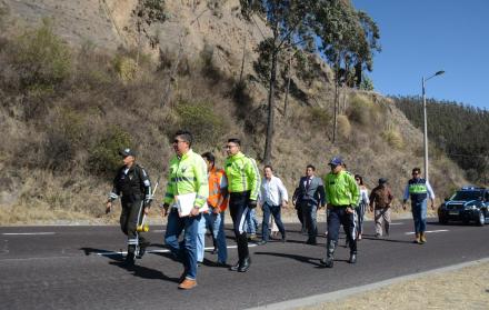 Reconstrucción de los hechos ocurridos en el accidente de tránsito, el pasado 6 de septiembre de 2019.