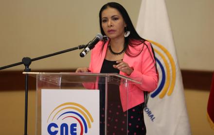 Proceso. La presidenta Diana Atamaint, dijo que prefiere contar con personal experimentado en elecciones.