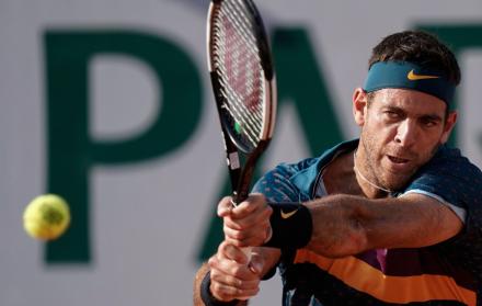 Juan Martín del Potro se está recuperando de una fractura de la rótula derecha producida el 19 de junio.