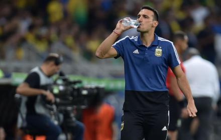 Scaloni fue el primer técnico en recibir una tarjeta amarilla en la historia de la Copa América.