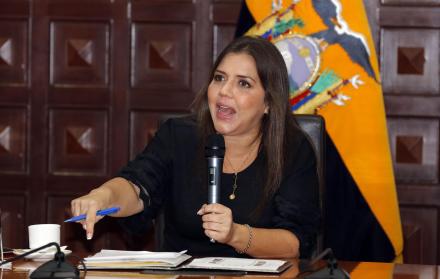 Referencial. María Alejandra Vicuña tendrá que presentarse este 2 de diciembre para la audiencia de juzgamiento por el presunto delito de concusión.
