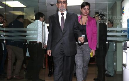 Posición. Hernán Salgado pidió a la ciudadanía confiar en esta Corte.