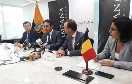 Los inversionistas arribaron al país invitados por Campana Organization. Se reunieron este jueves 24 de octubre de 2019.