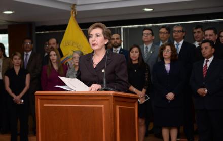 Antecedente. La presidenta de la CNJ, Paulina Aguirre, encabezó en febrero el rechazo al reglamento de evaluación.