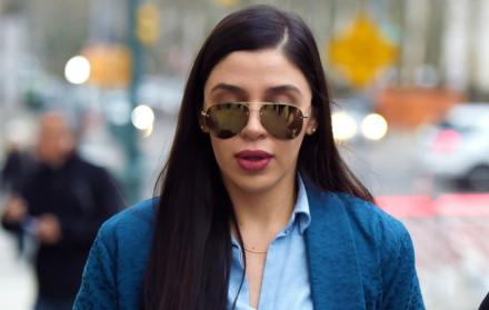 Emma Coronel estuvo con ’El Chapo’ Guzmán todo el tiempo durante su juicio ante la justicia estadounidense. 