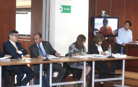 Ricardo Rivera comparece por videoconferencia. 