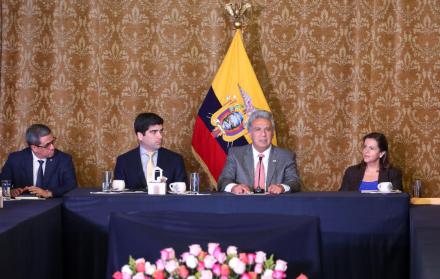 Pese a las diferencias de las que se hablan en los pasillos de Carondelet tanto el vicepresidente Otto Sonnenholzner y la ministra de Gobierno, María Paula Romo, han desarrollado varios planes conjuntos y son de los funcionarios más cercanos al presidente