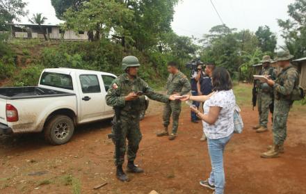 Referencial. Operativo militar en la frontera.