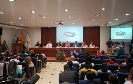 Diana Atamaint hizo las declaraciones durante un evento de socialización de la propuesta de reformas en la Universidad Católica de Santiago de Guayaquil.