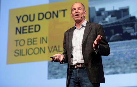 El cofundador de Netflix, Marc Randolph, en la Cumbre de la Nube de 2017 / Phoenix.