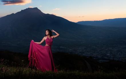 Naomi Cárdenas, candidata del Miss World Ecuador.