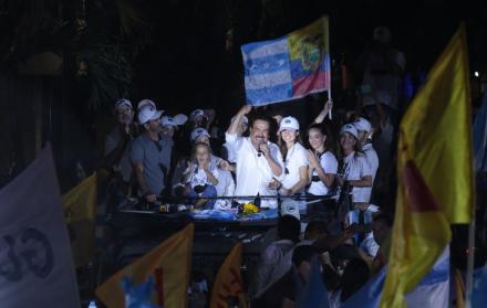 Marcha de despida del alcalde saliente Jaime Nebot.