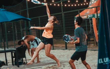 Los rusos Irina Glimakova y Nikita Burmakin fueron uno de los debutantes del Open Internacional.