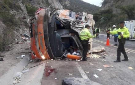Los fallecidos fueron transportados a la Morgue de Cayambe.