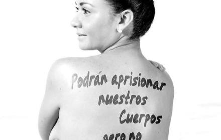 La legisladora habló con Extra sobre la foto que causó polémica en sus redes.