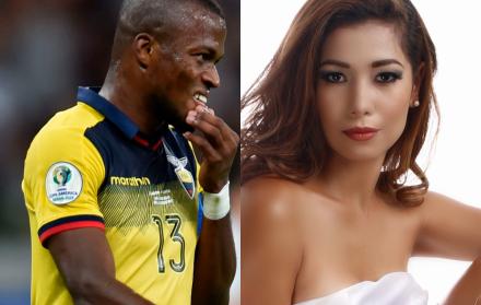 El delantero del Tigres de México y su expareja, Sintia Pinargote