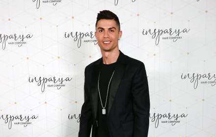 Cristiano Ronaldo, durante la inauguración de la clínica de implantes capilares que inauguró en Madrid el pasado lunes 18 de marzo.