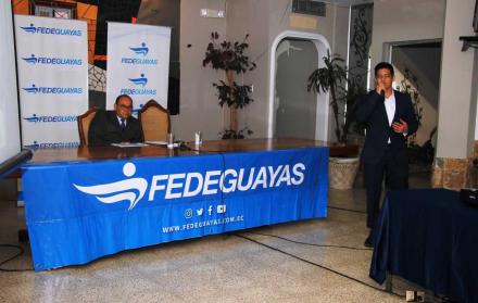 Christian Yumbla y Miguel Ángel Delgado, fueron los directivos que encabezaron la promulgación del informe.