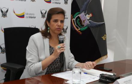 Las ministra de Gobierno María Paula Romo, fue acusada por incumplimiento de funciones. 