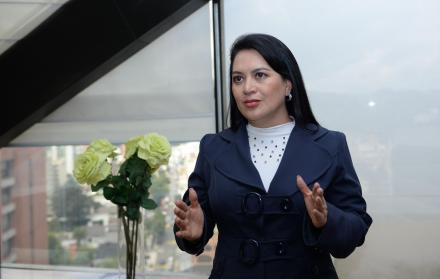 La presidenta del Consejo de la Judicatura, María del Carmen Maldonado, dictó la suspensión provisional del juez Aurelio Quito.