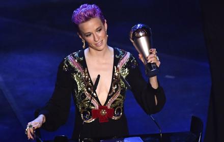 Megan Rapinoe recibe el ‘The Best’ tras conquistar el Mundial 