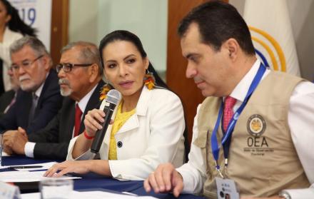 Kevin Casas, jefe de la misión de observadores, expresó su satisfacción por volver a Ecuador a participar en un proceso electoral “en favor de la democracia”.