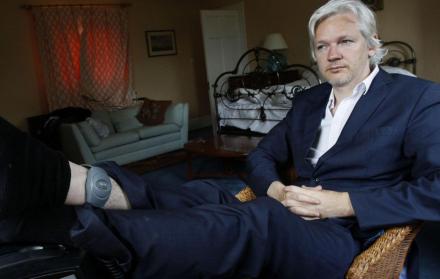 Posición. El fundador de WikiLeaks, Julian Assange, está como asilado en la embajada de Londres desde 2012.
