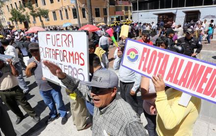 Presión. Los gremios del transporte parecen dispuestos a hacerse escuchar en la calle cada vez que la Asamblea trate las reformas a la ley.