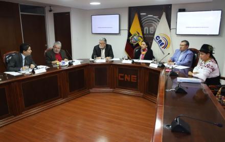 Imagen referencial. Pleno del CNE instala Audiencia Pública de Escrutinio Nacional de las elecciones 2019.