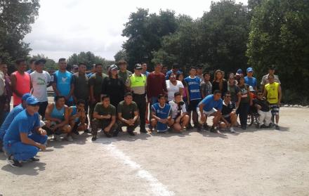 15 jóvenes en proceso de rehabilitación reafirmaron su compromiso de decirle no a las drogas.