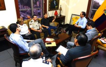 Referencial. La tarde de este martes 15, el representante del Ejecutivo provincial recibió la visita del alcalde de Milagro, Francisco Asán.