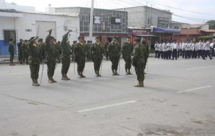 Los actos cívico-militar se iniciaron este lunes para conmemorar el Día del Arma de Infantería.