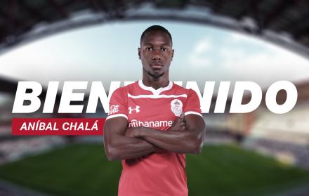 Aníbal Chalá es el nuevo refuerzo del Toluca mexicano.