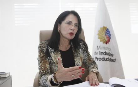 La titular del Mipro habla sobre su gestión frente a la cartera de Estado.