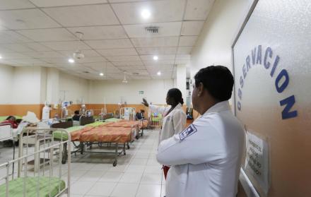 Observación. Cerca de seis niños eran asistidos en esta área. En esa etapa, se recuperaban y se iban a sus casas o los dejaban internos.