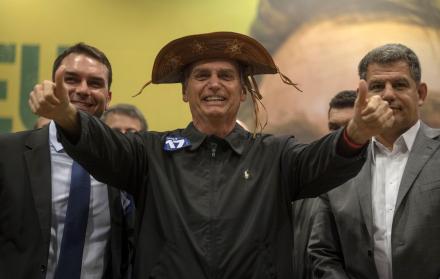 El ultraderechista Jair Bolsonaro, favorito para ganar la presidencia de Brasil.