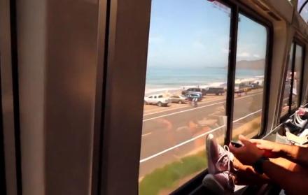 Tránsito. Con la implementación del tren playero se estaría eliminando alrededor de 2.500 vehículos pesados diarios desde Posorja a Guayaquil.