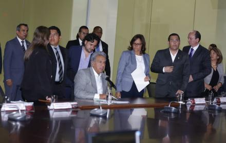 El Consejo de Seguridad se reunió desde las 10:00 de este viernes 13 de abril, pasadas las 12 horas de plazo otorgadas por el presidente Lenín Moreno.