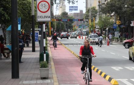 En Lima. La capital peruana tiene 120 kilómetros de ciclovía.