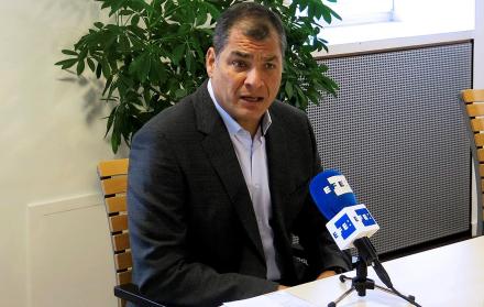 Entrevista de EFE con Rafael Correa en noviembre de 2017.